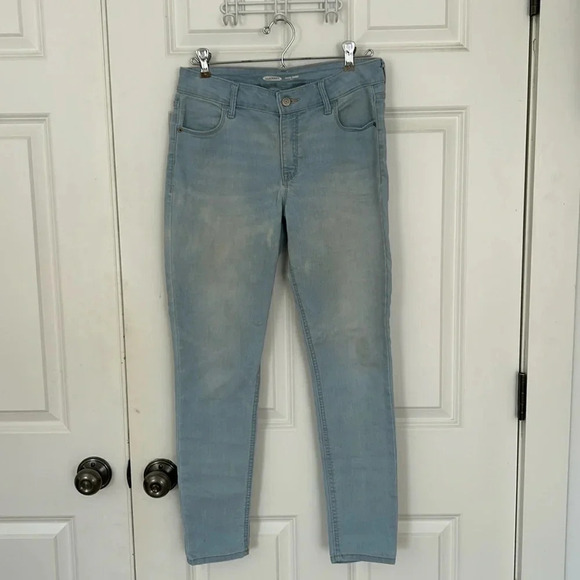 Old Navy super skinny light wash denim jeans size 6 - Picture 1 of 6